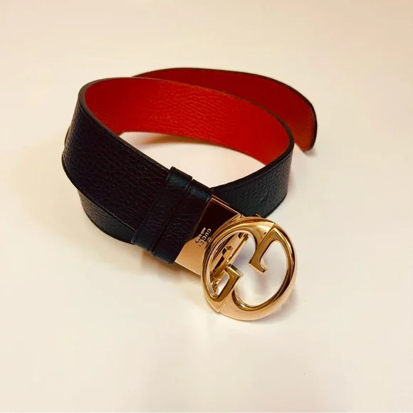 Gucci Black and Gold Women's Belt - Picture 3 of 14